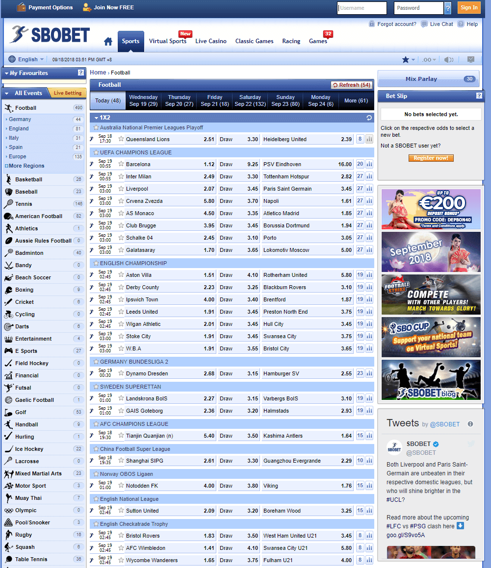 sbobet